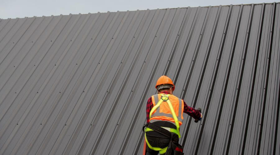 Professional metal roof installation services in Maysville, OK